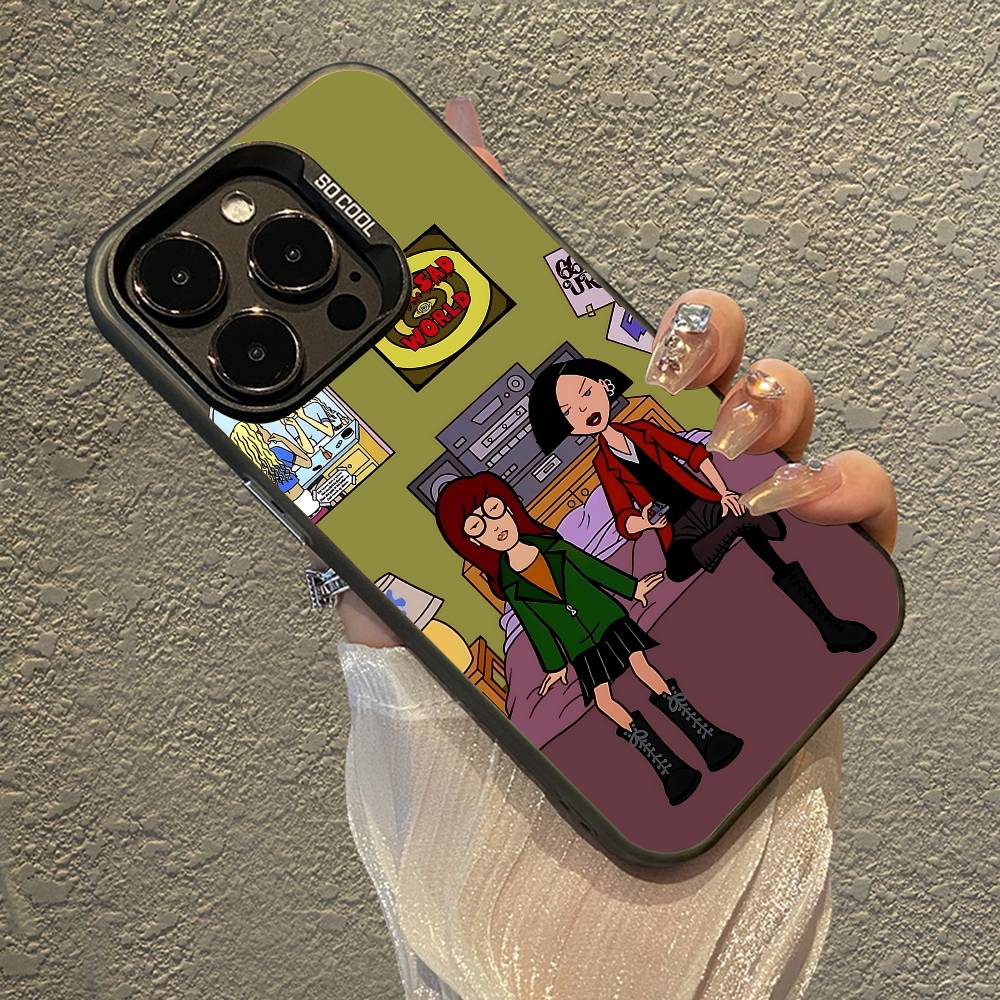 Чехол G-Cool T-Daria для iPhone 16 15 Plus 14 13 12mini 11Pro Max Конфетный Матовый Ударопрочный Задний Чехол