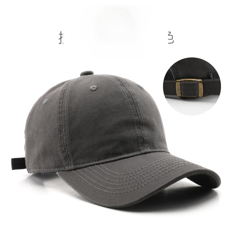 Японская женская бейсболка ретро однотонная легкая бейсболка из мытого хлопка для спорта на открытом воздухе мужская солнцезащитная бейсболка для путешествий