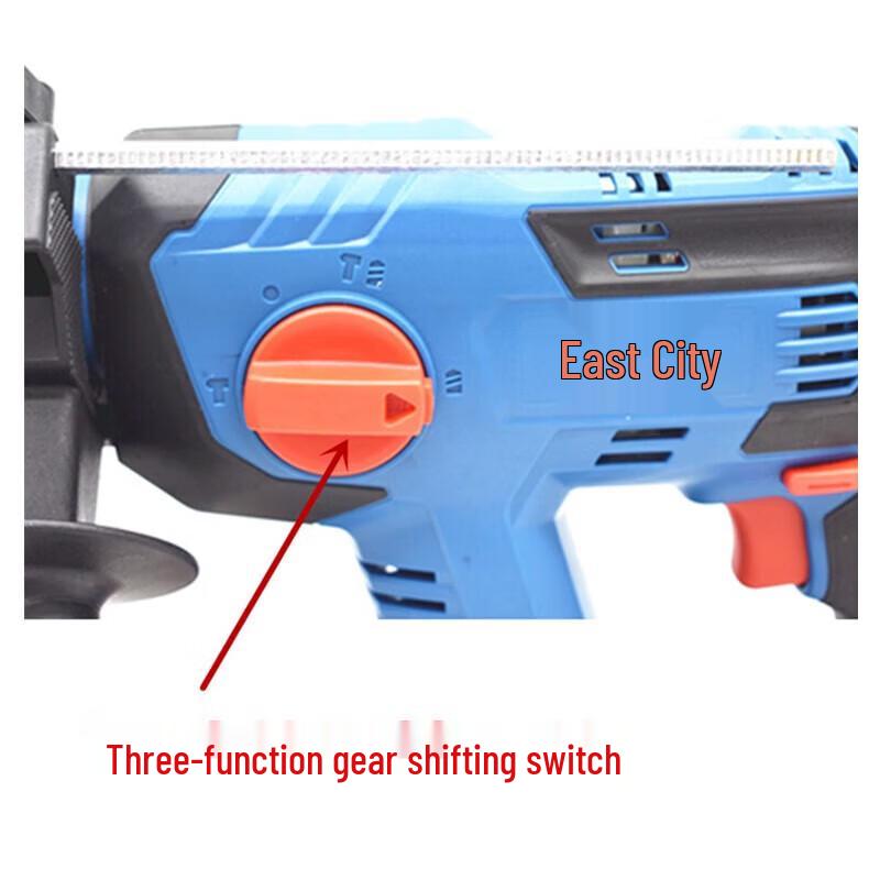 Промышленный бесщеточный аккумуляторный перфоратор Dongcheng 20V, штекер CN (адаптер в комплекте)