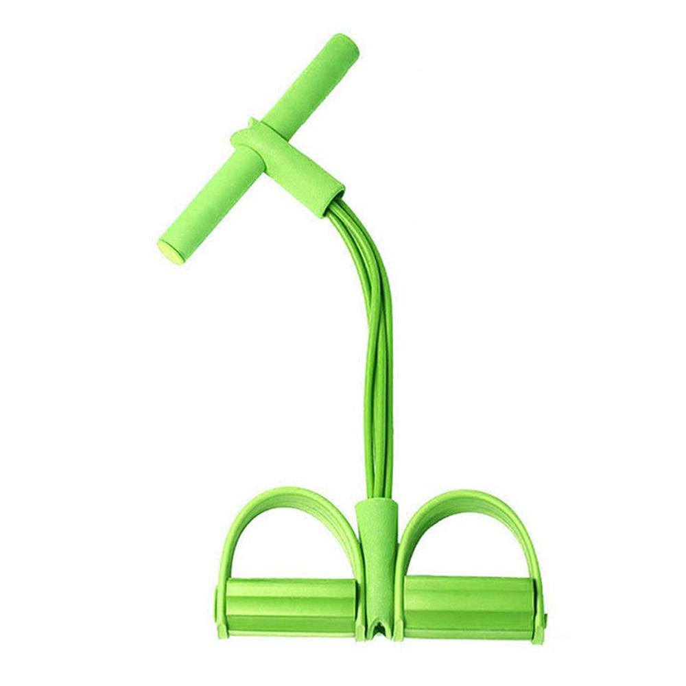 Фитнес эспандеры-4 трубки педаль лодыжка тяга - Приседания растяжка ног веревка эспандеры , Растяжка тренировка фитнес эспандеры