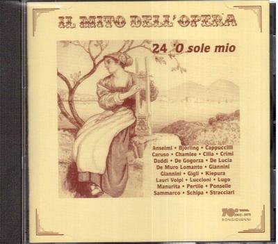 CD ПЕСЕННЫЙ ОМНИБУС - 24 'o Sole Mio  GB1155 Италия Классика Б/У