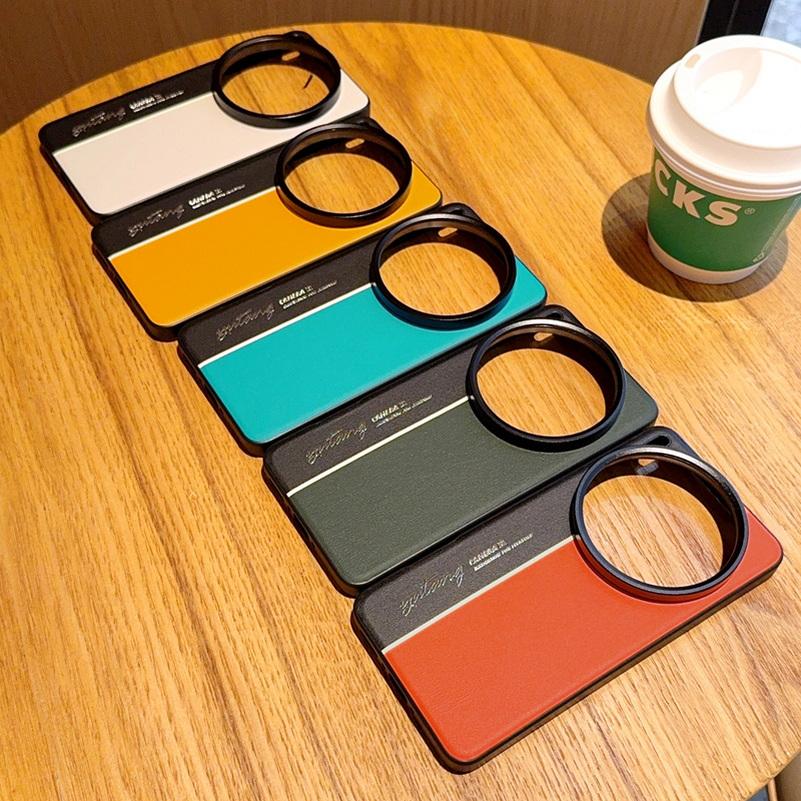 Ночная Молния Флуоресцентная Линия Двухпигментный Кожаный Чехол Для VIVO X200 Ultra X200s X200 Pro mini X100S Pro Защитная Крышка для Объектива