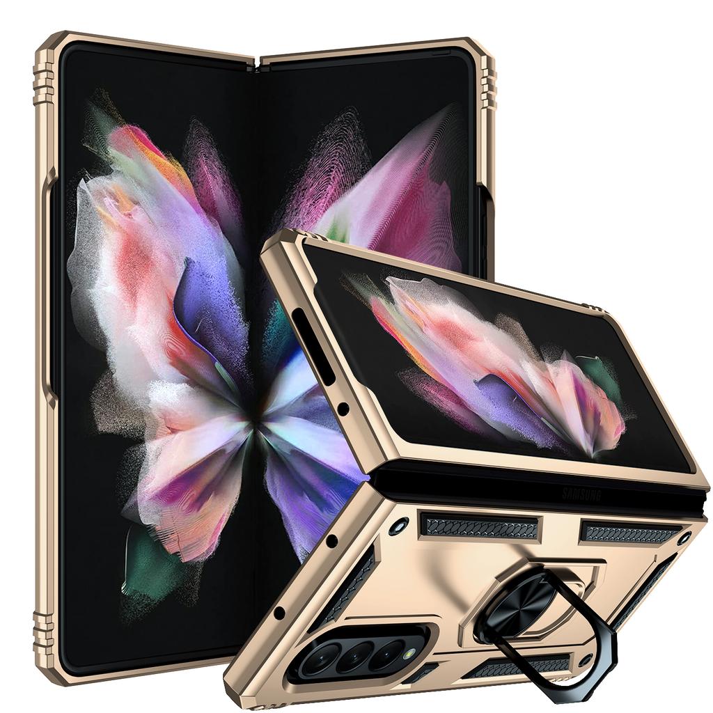 Anti -Knock Folding Protective Case For Samsung Galaxy Z Fold 4 Fold3 Fold 3 5g Fold4 Zfold4 Non -Fingerprint Hard Cover
