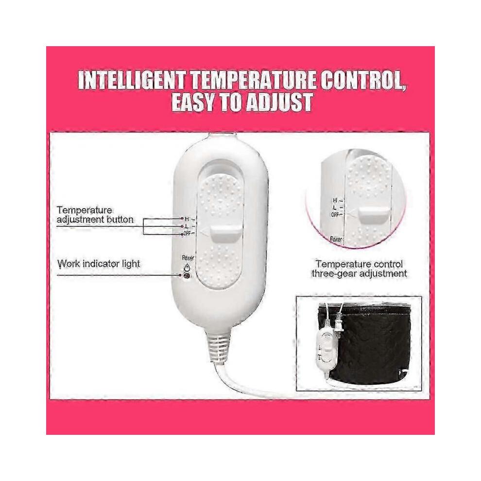 Hair Steamer Heat Cap for Deep Conditioning, Heating Thermal Steamer Cap for Natural Hair, Portable Electric Heat Hair Spa Cap for Home Use
