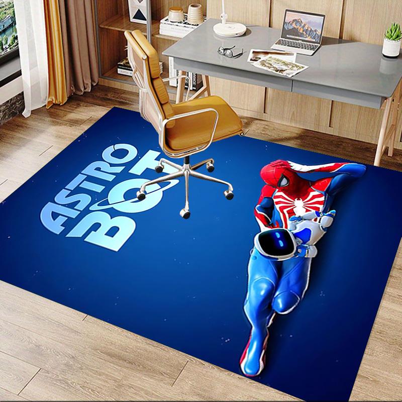1pc Astro Bot Adventure Carpet for Playroom Bedroom Living Room Sofa Home Decor,kids Game Area Rug Non-slip Floor Mat Y7238