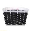 A1A2 Scooter Basket Children Bike Plastic Knitted Bow Knot Front Handmade Bag