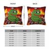 Pillow Case Sad P-Pepe Frog Meme Soft Pillow Cover Retro Trendy Cushion Cover Pattern Pillowcases For Sofa Bedroom Home Decor