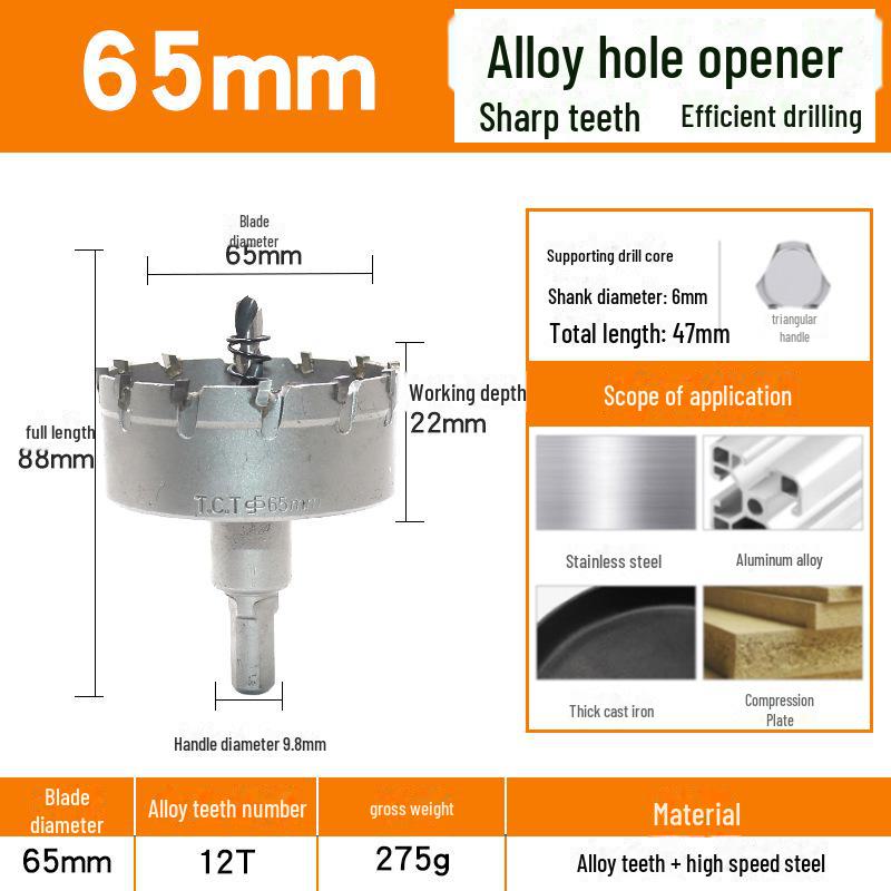 Твердосплавный инструмент для открывания отверстий по металлу: Сверлильный риммер из нержавеющей стали, меди и алюминиевого сплава