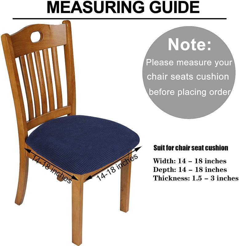 Водонепроницаемый прочный спандекс жаккардовые чехлы на сиденья стульев для столовой Съемные моющиеся мягкие чехлы на подушки для банкетных стульев