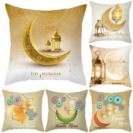 Pillow Case Breathable Festive Microfiber Modern Festival Home Sofa Soft Pillow Cushion Cover for Dorm