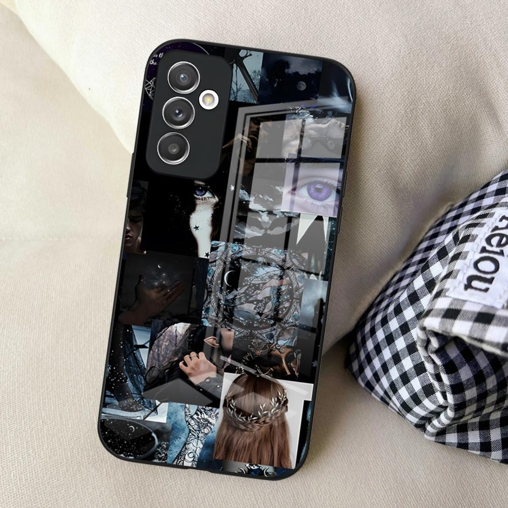 Чехол для телефона Acotar A Court of Mist and Fury для Samsung S24 Ultra S23 S22 S20 Fe S21 Plus Galaxy A54 A34 A24 A53 Стеклянная крышка