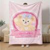 1pc, ShellieMay (4) Home Decor Blanket: A Cozy Flannel Throw for Bedroom, Living Room, Travel, Camping, Car, Beach, Office Naps, Perfect Gift for Sofa