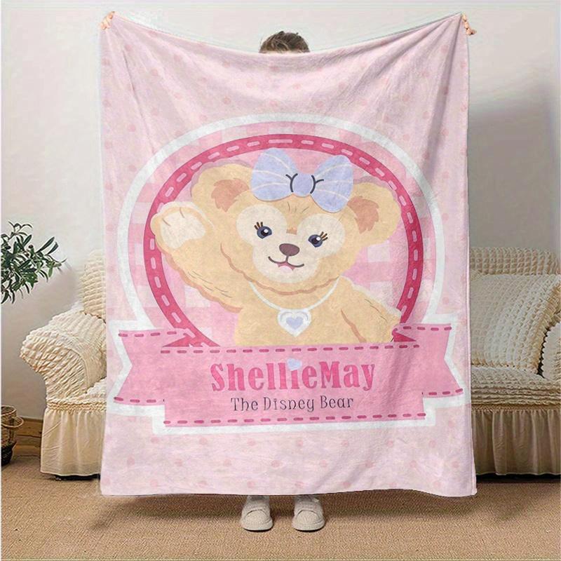 1pc, ShellieMay (4) Home Decor Blanket: A Cozy Flannel Throw for Bedroom, Living Room, Travel, Camping, Car, Beach, Office Naps, Perfect Gift for Sofa