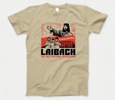 Футболка Laibach Музыка Индастриал Дарк Вейв Opus Dei Pankrti Azra Clock DVA GT220