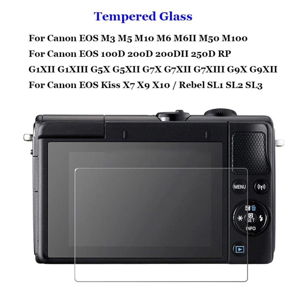 Anti Fingerprint Mini SLR Camera Screen Protector Tempered Glass for Canon M3 M5 M10 M6 EOS R