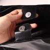 College Student PU Leather Shoulder Bag Underarm Bag Large Handbag Black Tote Bag  Girls Gift