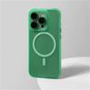 Frosted Translucent MagSafe Phone Case for iPhone 16 15 Pro Max 14 Pro 13 11 12 Trendy Wireless Charging Shockproof Back Cover