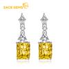 Zircon Earrings for Women Wedding Party Earrings Come In A Variety of Colors Including Pink, Yellow, Blue and Red