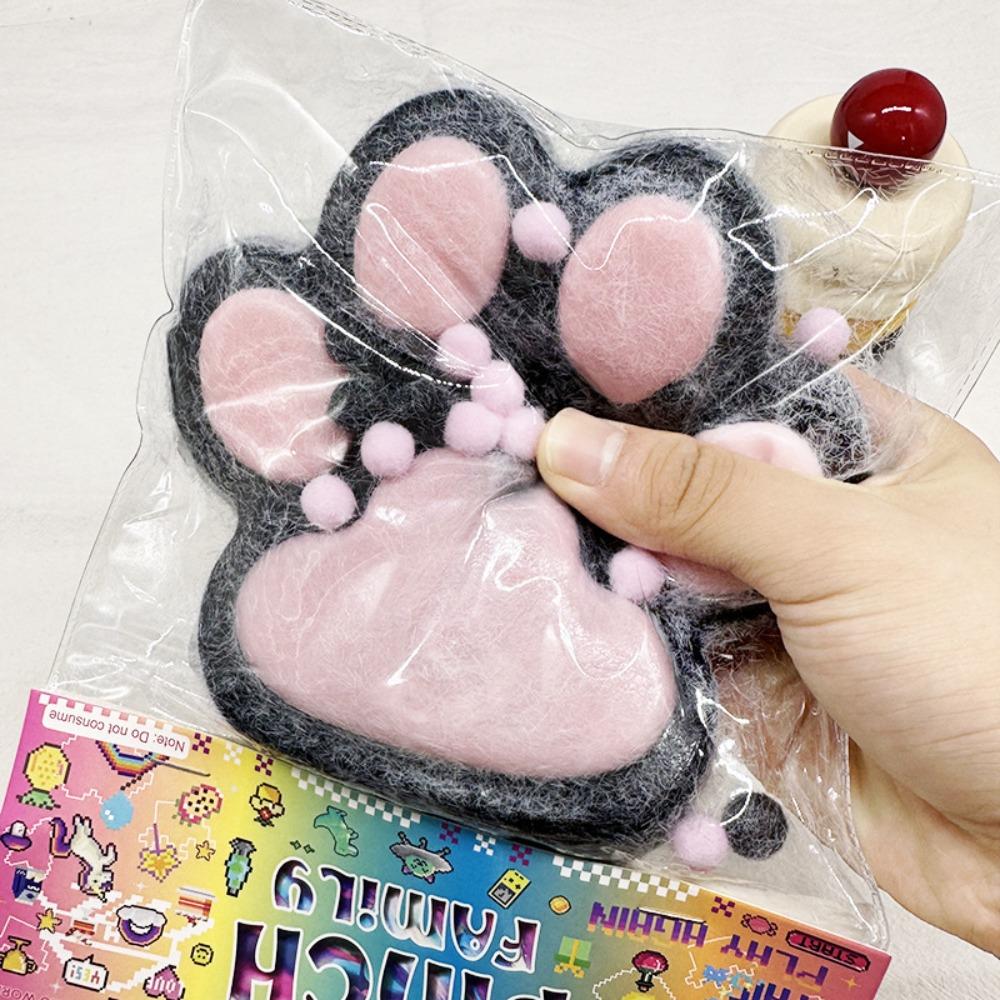 Stress Relief Cat Paw Squishy Toys Relief Relax Toys Cat Claw Squeezing Toy Giant Paw Squishy