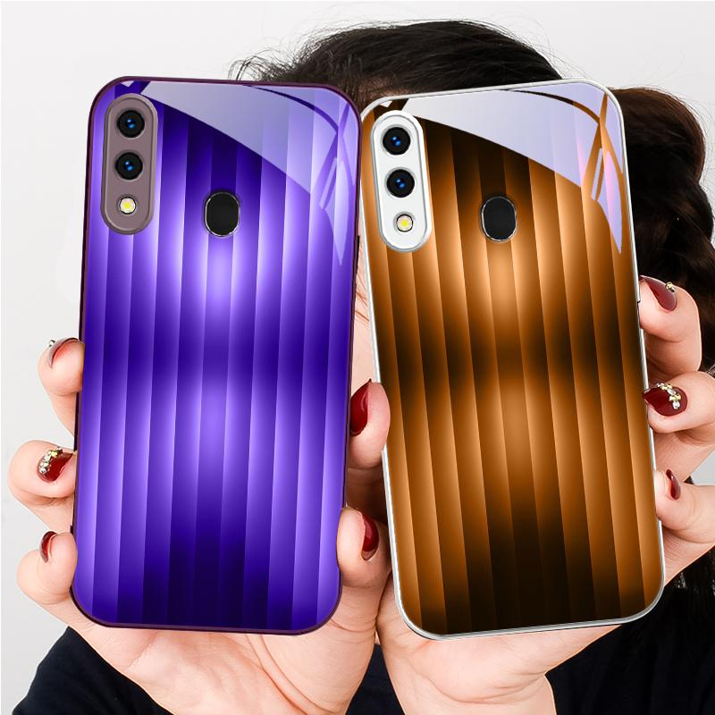 Коричневый нежный градиент Для Samsung A20 30 22 23 24 25 26 31 32 A33 34 35 42 50 51 52 53 54 55 56 70 71 72 73 стеклянный чехол для телефона
