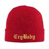 Готический Стрит-Панк Стиль Peep Lil Crybaby Персонализированные Теплые Вязаные Шапки Женские Мужские Мода Зимние Шапки-Бини