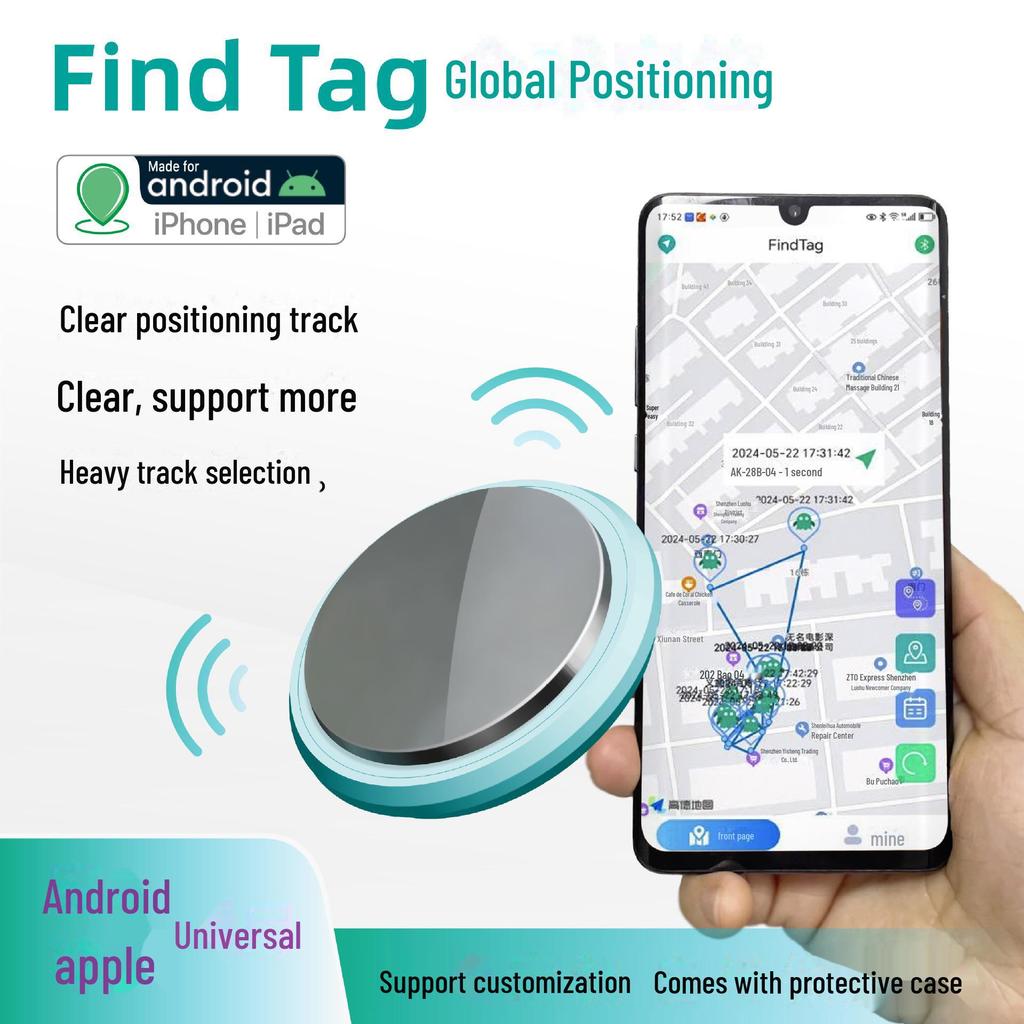 Универсальный GPS Bluetooth-трекер: Мультиплатформенное устройство для поиска потерянных домашних животных и пожилых людей