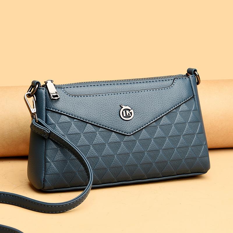 High-End Xiaoxiangfeng Single Shoulder Underarm Small Women'S Bag Rhombus Multi-Layer Messenger Bag