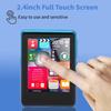 Мини Портативный MP3-плеер с Bluetooth 5.0, HD сенсорным экраном, FM-радио, Видеомагнитофоном, Читалкой электронных книг и расширяемой картой памяти (синий)