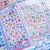 1 шт./4 шт. Мини-наклейки с 3D-рельефом в японском мультяшном стиле со сладкими животными для скрапбукинга, DIY-журнала, милые канцелярские наклейки для школы