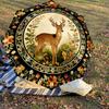 1PC deer floral Umbrella-8-Rib Reinforced, Automatic Open, Lightweight & Durable, Cute Fashion Accessory for Outdoor-K1316