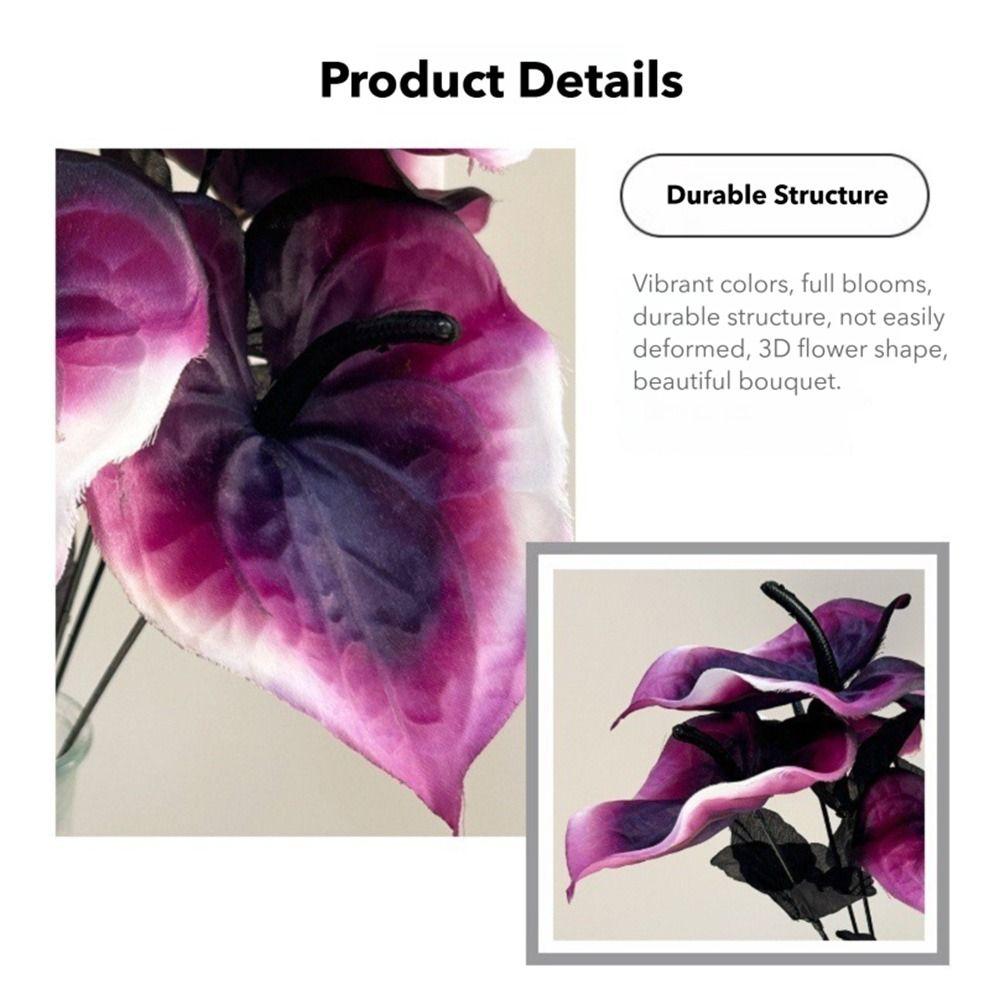 Halloween Calla Lily Artificial Flower Multicolor Simulation Rose NEW Fake Flower Gift