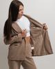 Костюм женский Of White 8046 36 бежевый (пиджак, брюки)