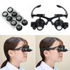 Portable Lens Observation Magnifying Headband Eyewear Head Wearing Magnifier Glasses With Led Observation Headband