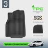 Совместимые коврики для пола и багажника для Tesla Model Y - Водонепроницаемые, Без запаха, Специальный TPE