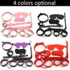 Эротические товары для взрослых, 7 шт., игры, кожаные наручники, кнут, веревка, БДСМ-наборы, фетиш, секс-игрушки для любителей рабства, кровать, бондаж