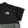The North Face Adventure Size 110 Tee, Black/Time Green,