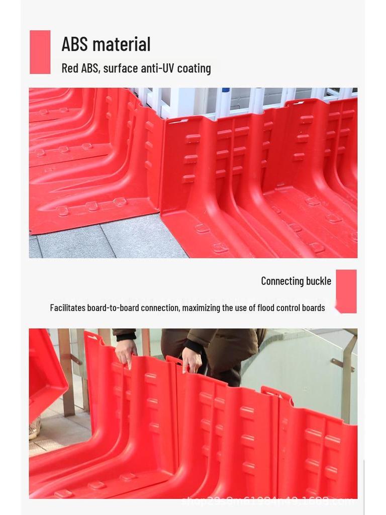 ABS L-Shaped Removable Flood Barrier for Water Control
