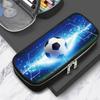 Polyester Pencil Case Sports Theme Multifunction Bag Soccer Pattern Pen Bag  Stationery Storage