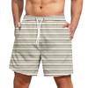 Мужские модные повседневные штаны для йоги с принтом и эластичным поясом, пляжные шорты