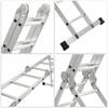 KADAX Алюминиевая многофункциональная шарнирная лестница 4x3 Прочная + платформа 150 кг