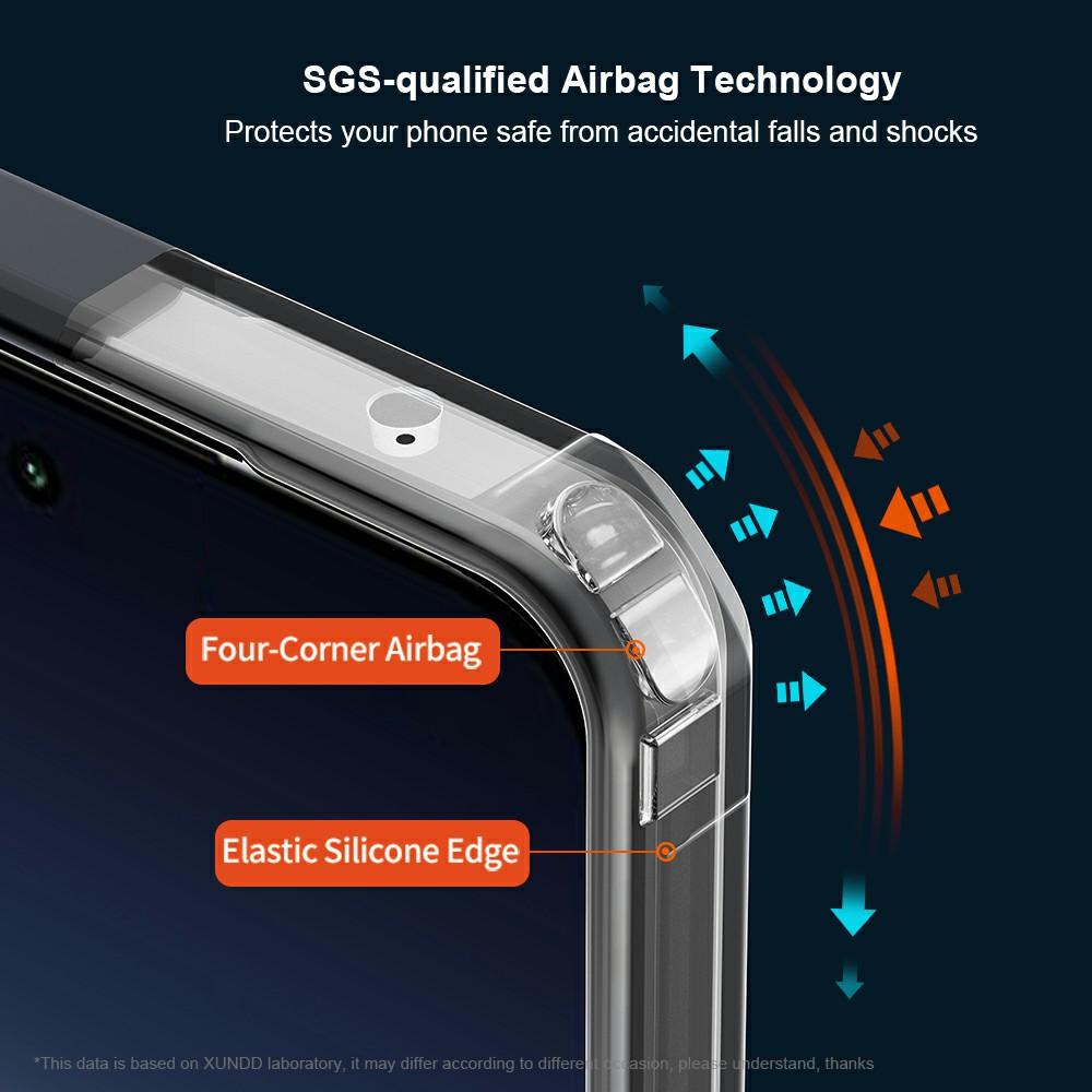 XUNDD Для Xiaomi Redmi Turbo 4 Pro 5G/Poco F7 5G Чехол Противоударный ТПУ+Акрил Прозрачная Задняя Крышка Телефона