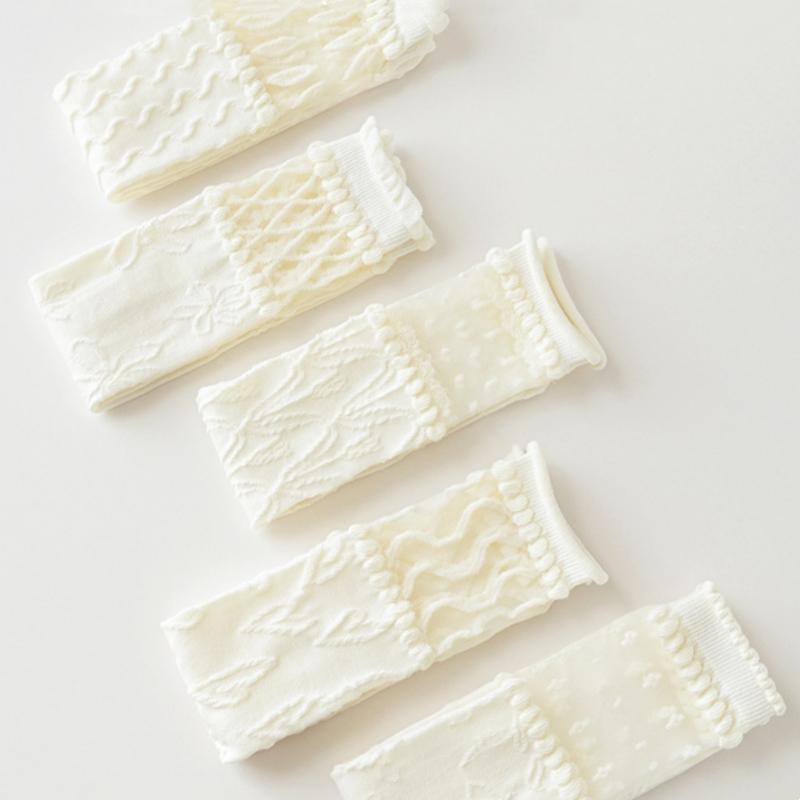 Baby Girls Socks Toddler Newborn Stocking White Socks Kids Japanese Stocking Lace Summer Girls Outdoor Accessories