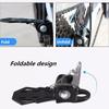 1 Pair Cycling Folding MTB Bike Black Metal Bicycle Foot Pegs Rear Seat Bike Pedals Footrests