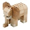 TIMBLO Деревянный слон 58 ST с безопасностью игрушек Натуральный День Рождения Деревянный Возраст 4+ Кубики, Детали, (Соответствует стандартам), Дерево, Декоративный, Подарок,