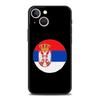 Флаг Сербии Значок Чехол для телефона Для iPhone 16e 15 14 13 12 11 Pro Max XS X XR SE 7 8 Plus Чехол iPhone 16 Мягкий ТПУ Чехол