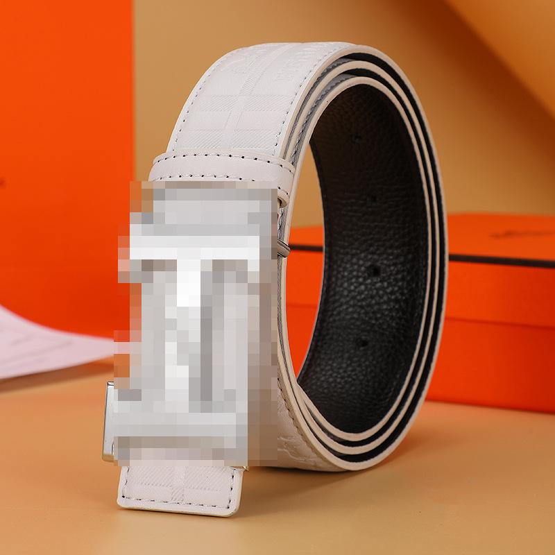 Мужской ремень 2025 года из ретро-кожи с автоматической пряжкой - Модный дизайн для молодежи
