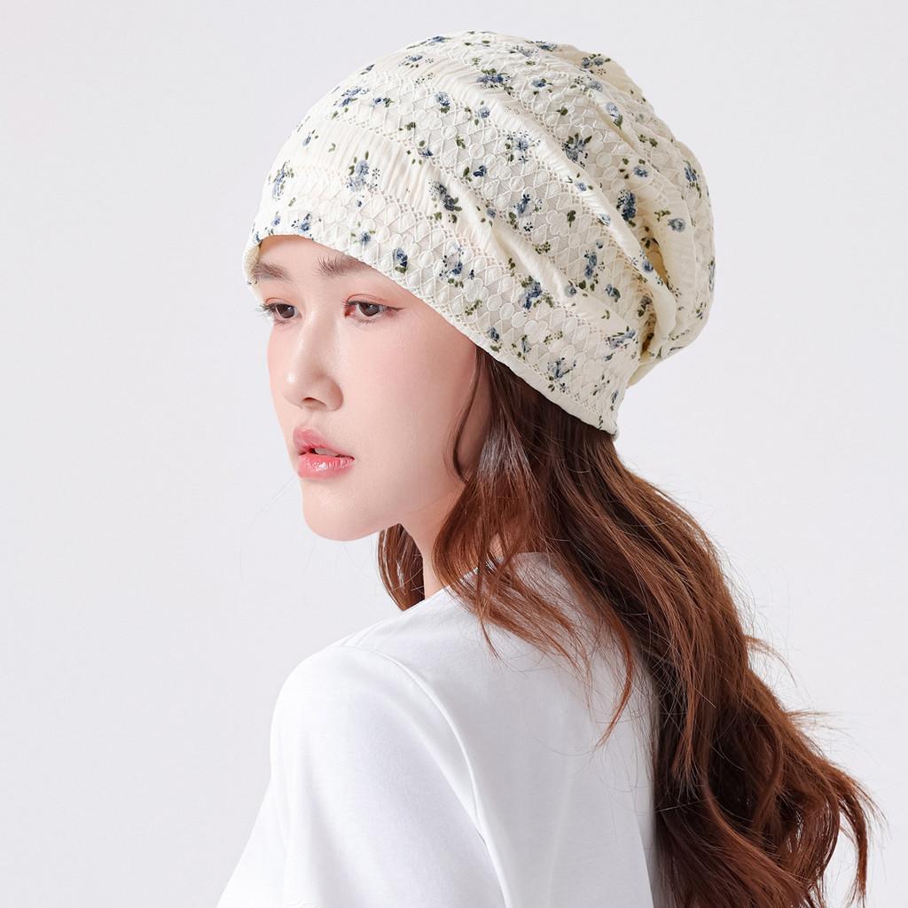 Dune Ditsy Flower Print Spring Womens Breathable Cotton Beach Sun Hat For Travel And Garden