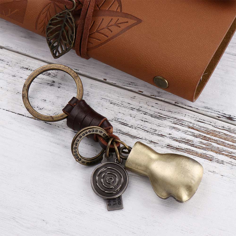 Pendant Packaging Decoration Boxing Gloves Keychains Punk Boxing Gloves Gift Souvenir Keys Holder