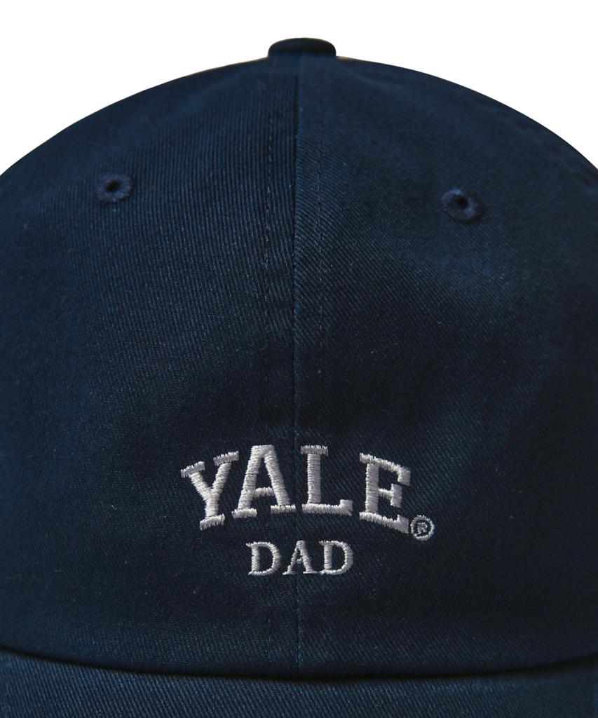 YALE Вышитая кепка-дадка темно-синяя