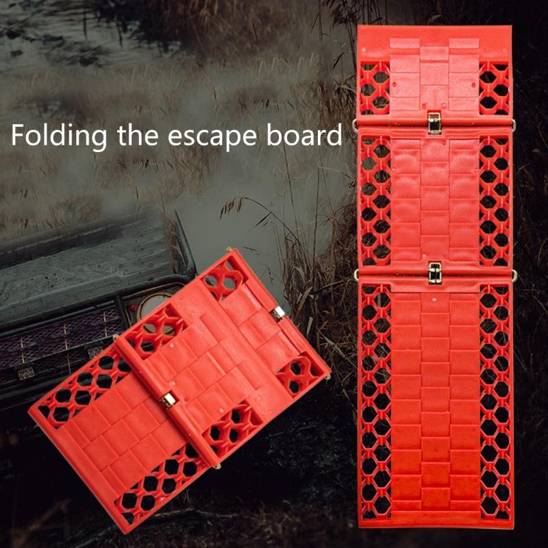 Складной автоматический тяговый коврик для сцепления с шинами, автомобильный побег, экстренный внедорожный тяговый инструмент, работа для снега, льда, грязи и песка